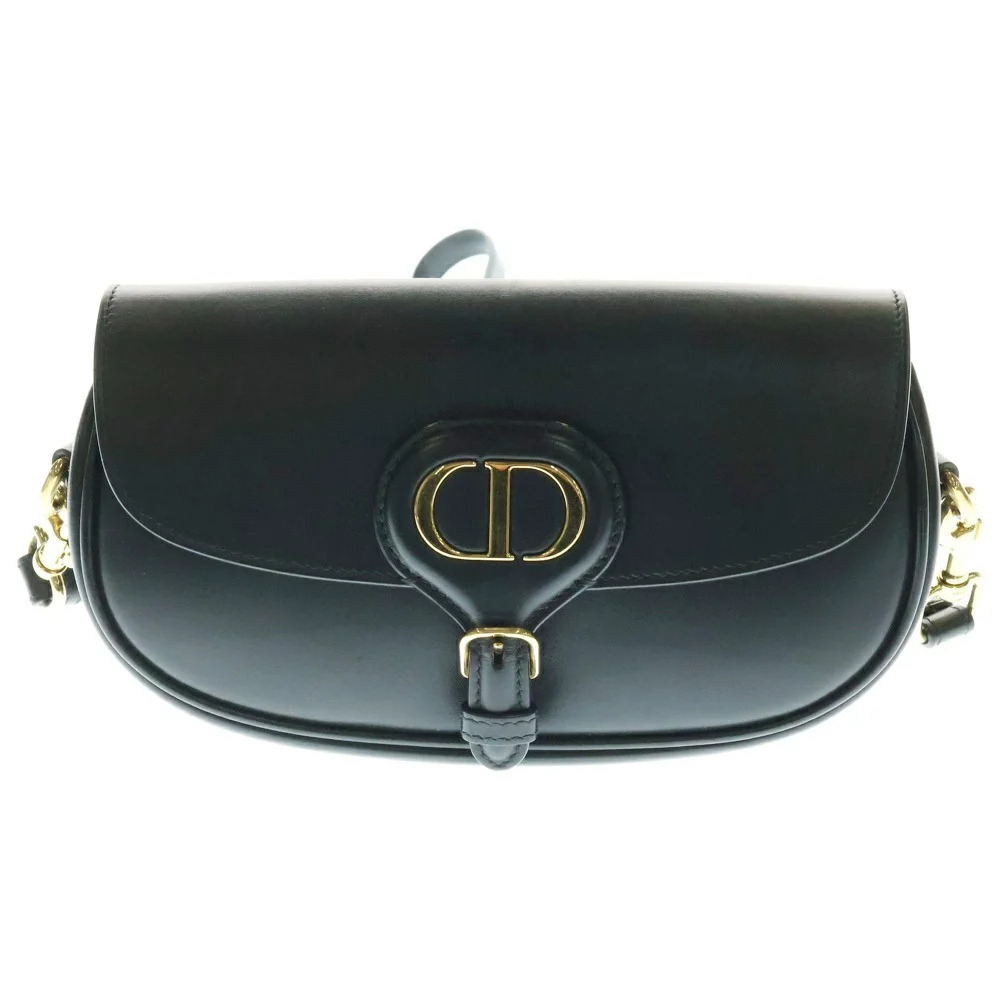 Christian Dior Boy East West Shoulder Bag Black Leather - Picture 1 of 6